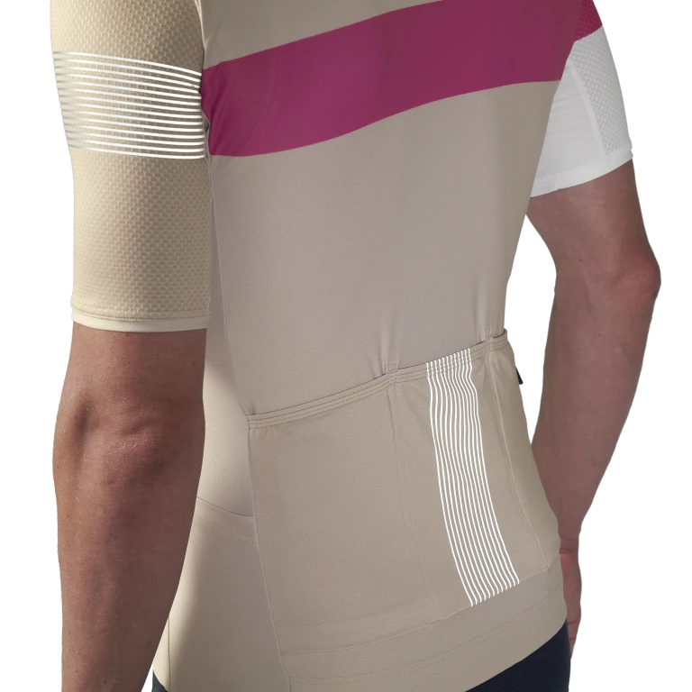 MAVIC KSYRIUM PRO Trikot Kurzarm Beige