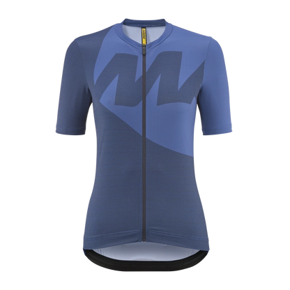 MAVIC ICON GRAPHIC Kurzarm-Trikot Damen Blau