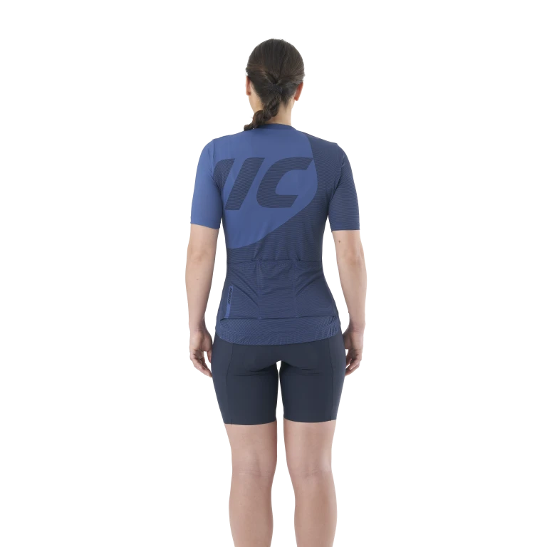 MAVIC ICON GRAPHIC Trikot Kurzarm Frau Blau