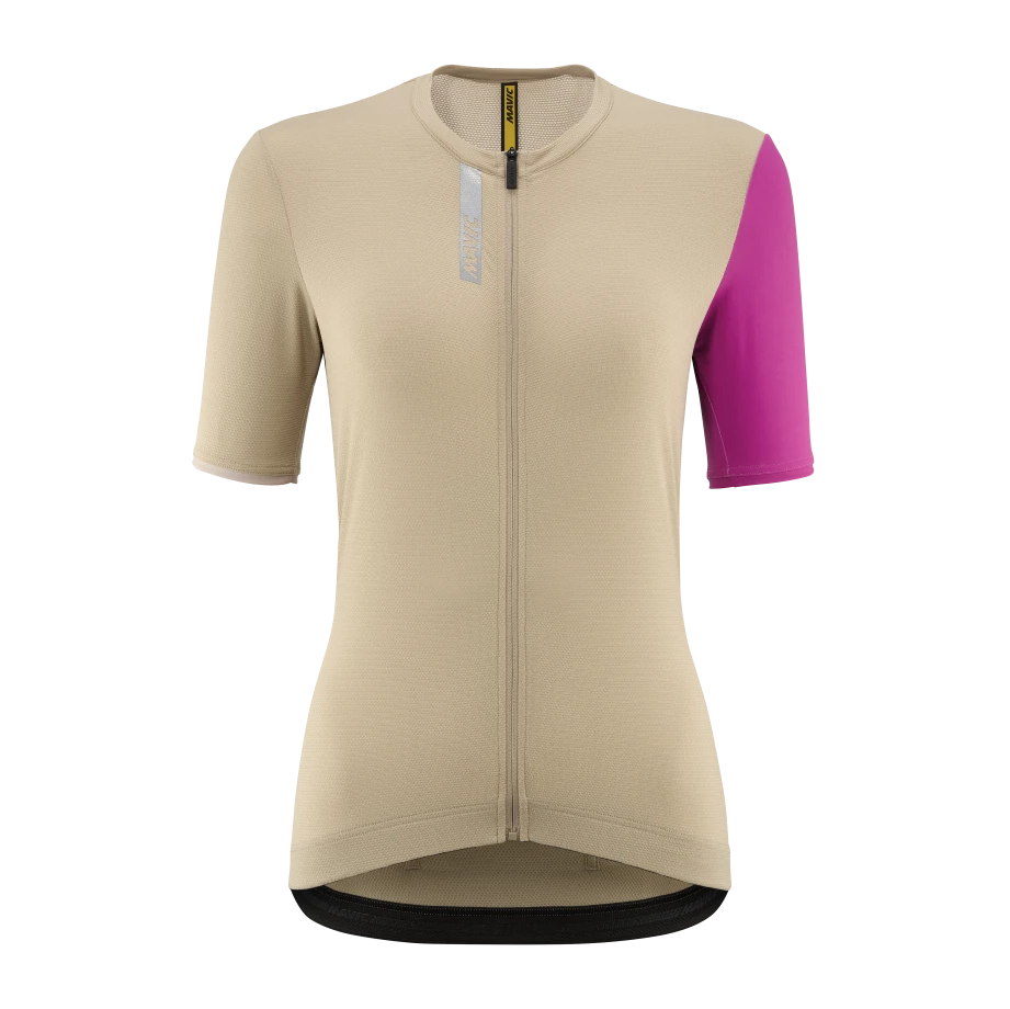 MAVIC ESSENTIAL Kurzarm Trikot Women Beige/Fuschia