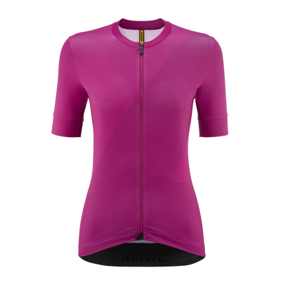 Trikot MAVIC AKSIUM GRAPHIC Kurzarm Damen Fuchsia