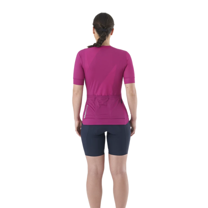 Trikot MAVIC AKSIUM GRAPHIC Kurzarm Damen Fuchsia