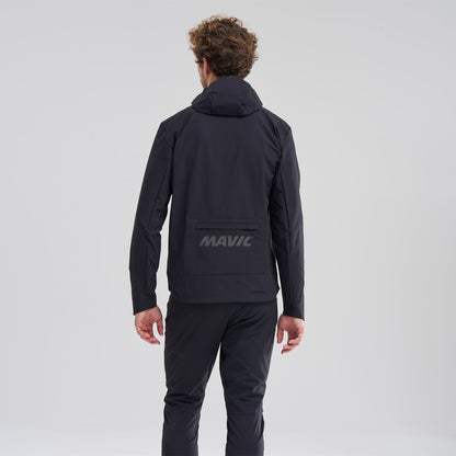 Jacke MAVIC DEEMAX THERMO WIND HOODIE Schwarz