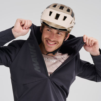 Jacke MAVIC DEEMAX THERMO WIND HOODIE Schwarz