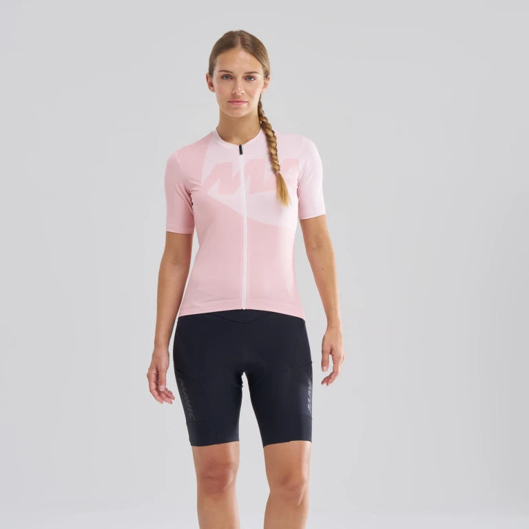 MAVIC ICON GRAPHIC Trikot Kurzarm Frau Rosa