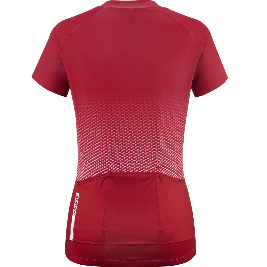 MAVIC AKSIUM Kurzarm Trikot Frau Rot
