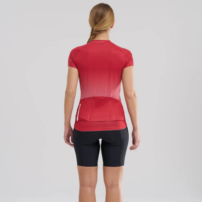 Trikot MAVIC AKSIUM Kurzarm Damen Rot