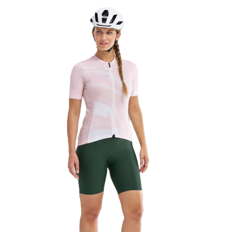 MAVIC AKSIUM GRAPHIC Trikot Kurzarm Damen Rosa