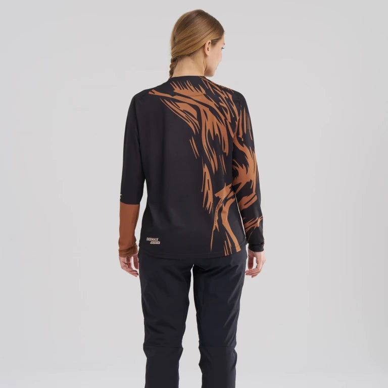 MAVIC DEEMAX ENDURO Trikot Langarm Frau Schwarz