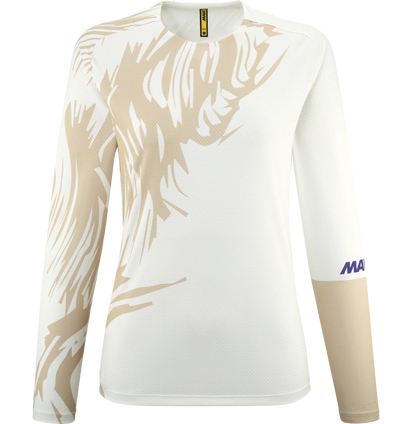 Trikot MAVIC DEEMAX ENDURO Langarm Damen Weiß
