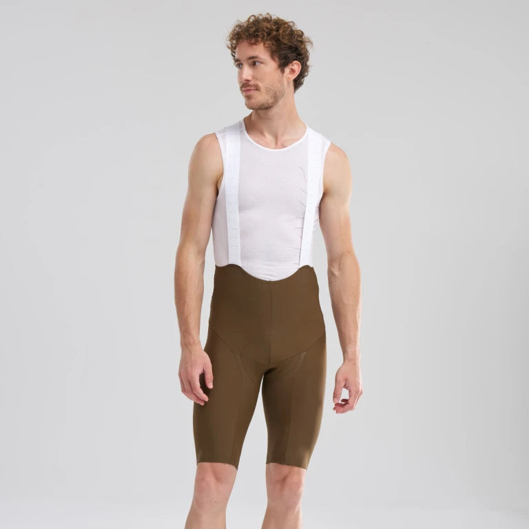 MAVIC AKSIUM Kurze Trägerhose Khaki