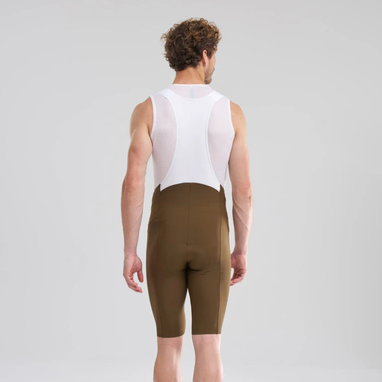 MAVIC AKSIUM Kurze Trägerhose Khaki