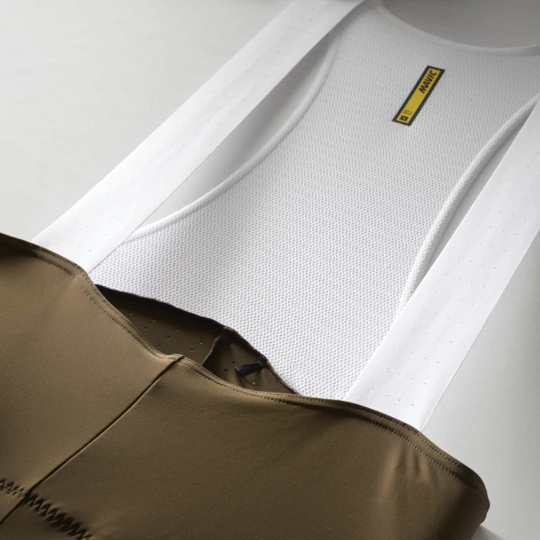 MAVIC KSYRIUM Kurze Trägerhose Khaki