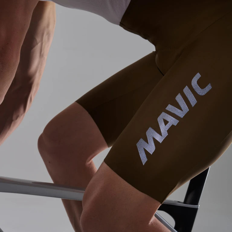 MAVIC KSYRIUM Kurze Trägerhose Khaki