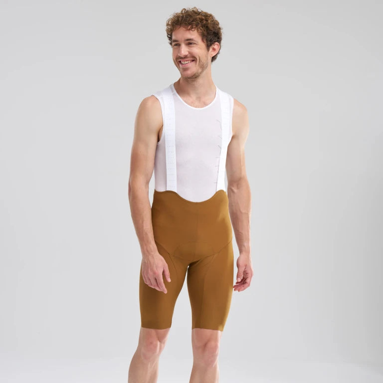 MAVIC AKSIUM Kurze Trägerhose Braun