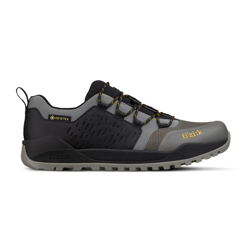 Mountainbike-Schuhe FIZIK TERRA ERGOLACE GTX FLAT Grau/Schwarz
