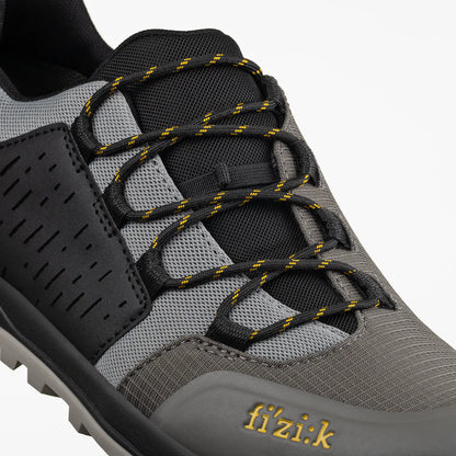 MTB-Schuhe FIZIK TERRA ERGOLACE GTX FLAT Schwarz/Grau