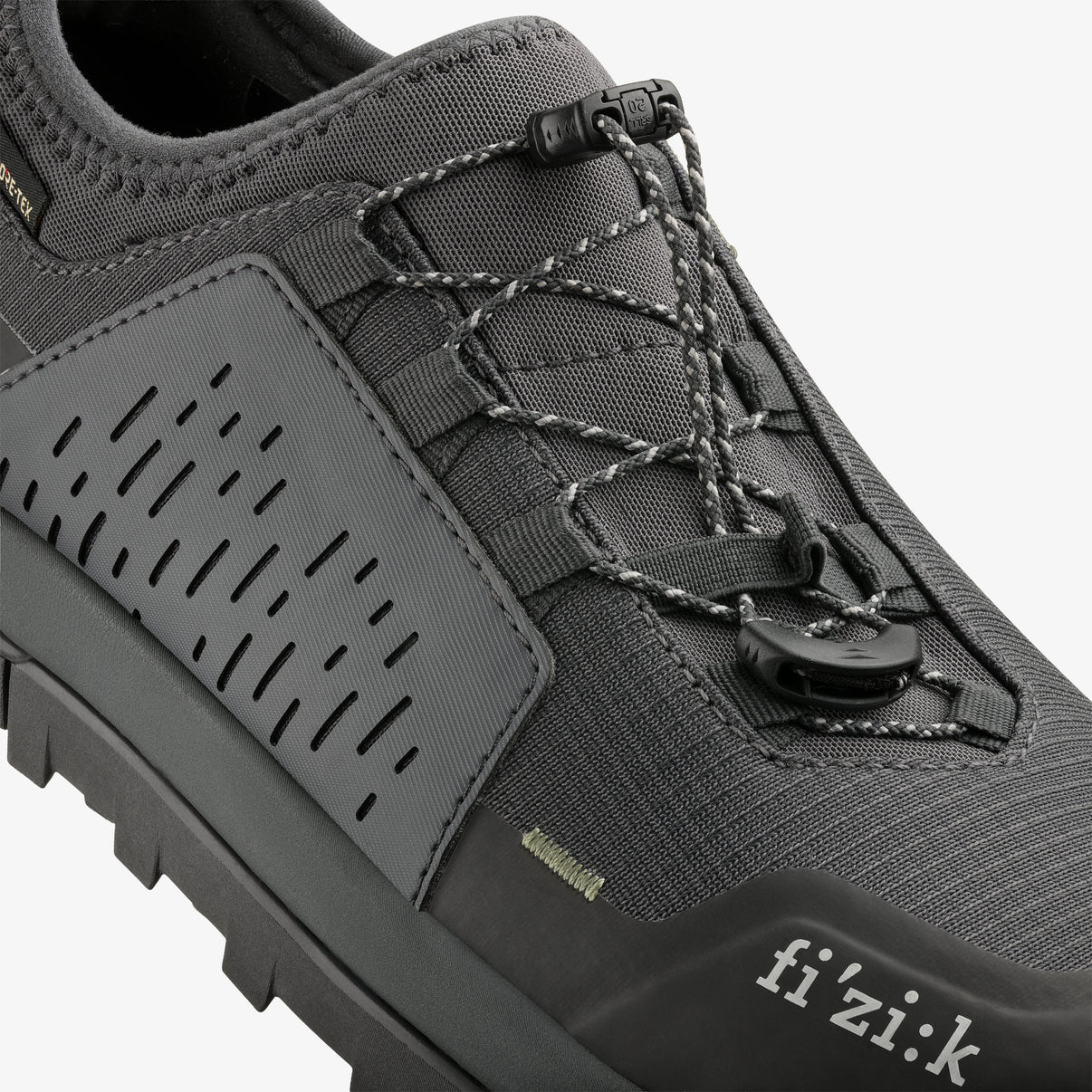 Mountainbike-Schuh FIZIK ERGOLACE 2 GTX FLAT Schwarz