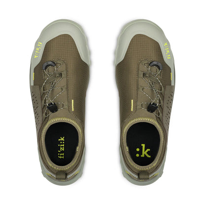 MTB-Schuh FIZIK ERGOLACE 2 FLAT Bronze/Grün