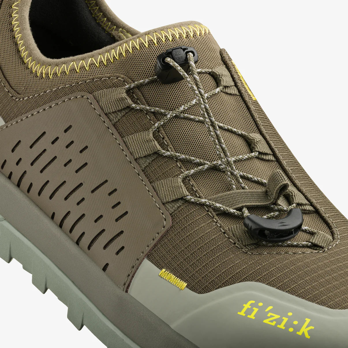 Mountainbike-Schuh FIZIK TERRA ERGOLACE 2 FLAT Braun/Grün