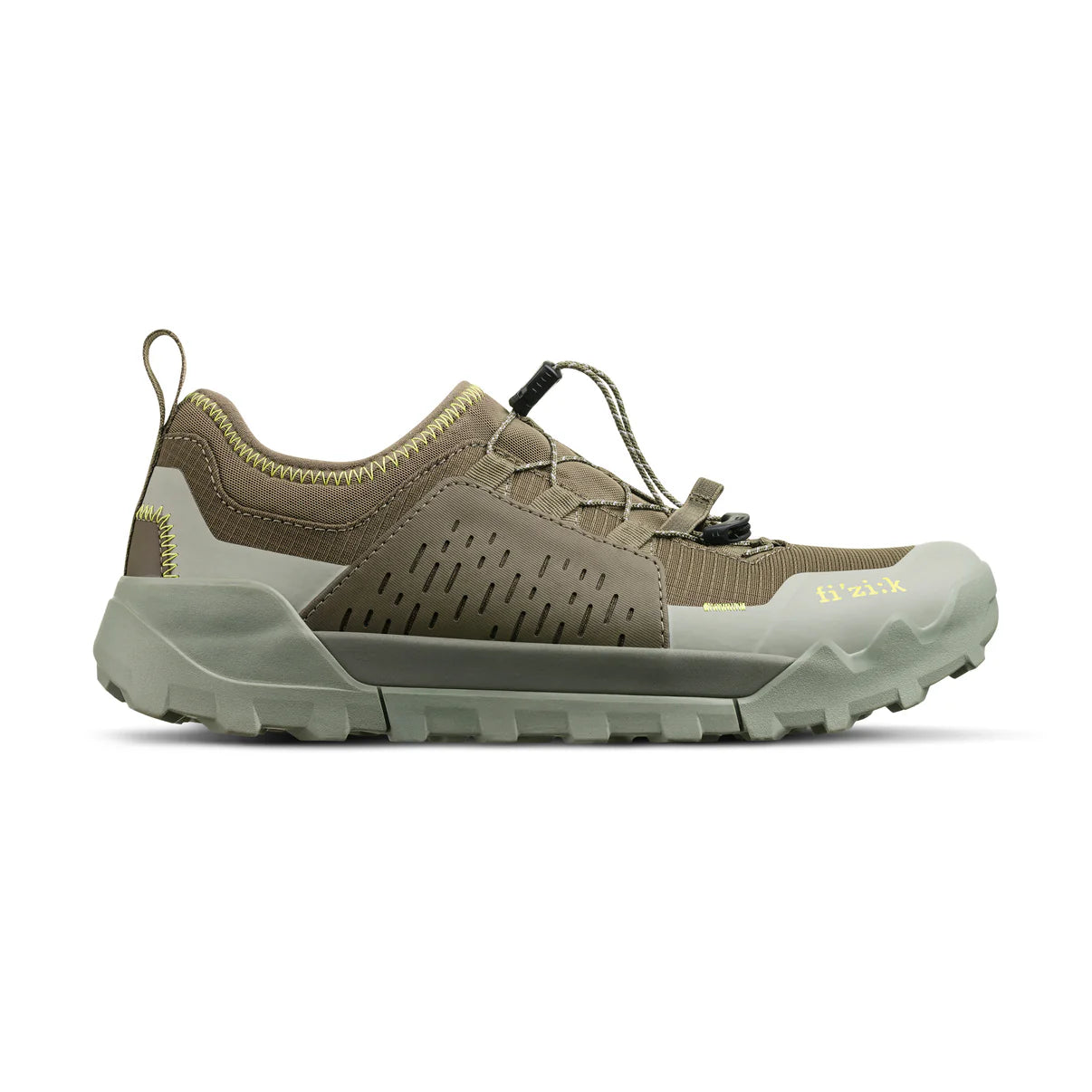 Mountainbike-Schuh FIZIK TERRA ERGOLACE 2 FLAT Braun/Grün