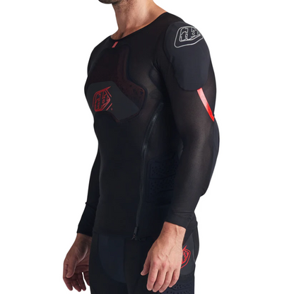 T-Shirt Protection TROY LEE DESIGNS STAGE GHOST D3O Langarm Schwarz