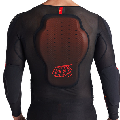 T-Shirt Protection TROY LEE DESIGNS STAGE GHOST D3O Langarm Schwarz
