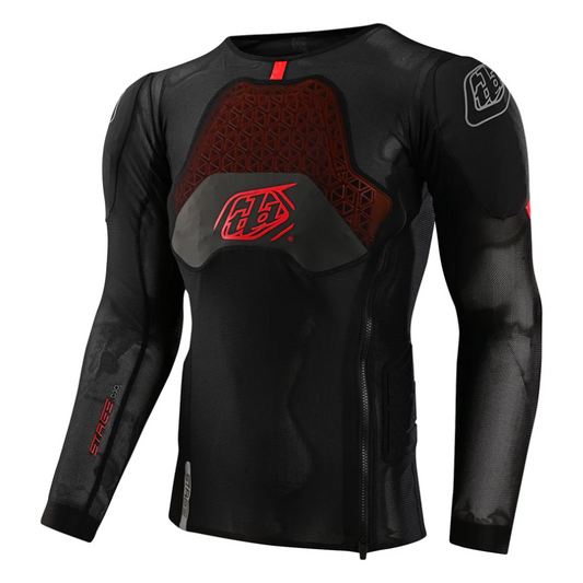 TROY LEE DESIGNS STAGE GHOST D3O Langarm-Schutzshirt Schwarz