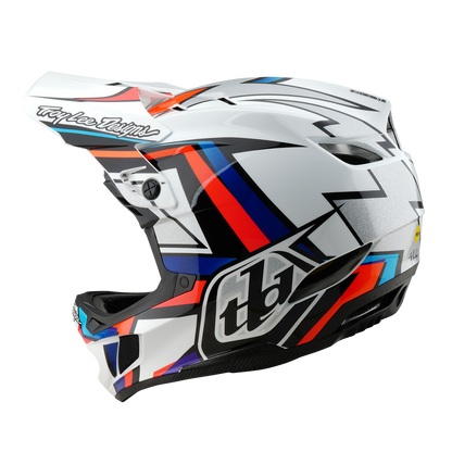 MTB-Helm TROY LEE DESIGNS D4 COMPOSITE MIPS FRAMES Weiß/Grau