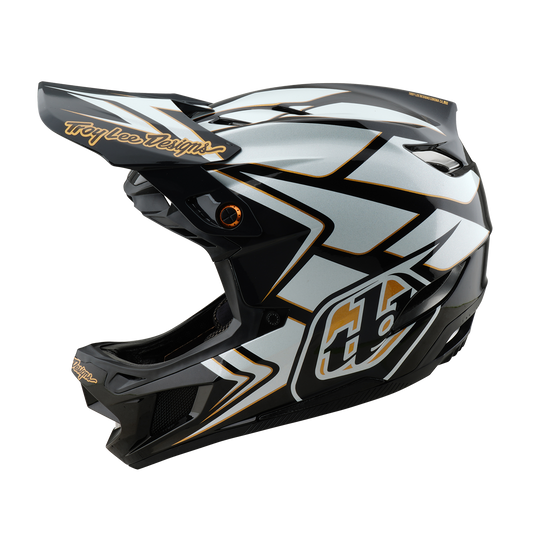 Mountainbike-Helm Troy Lee Designs D4 COMPOSITE MIPS GHOSTWING Weiß