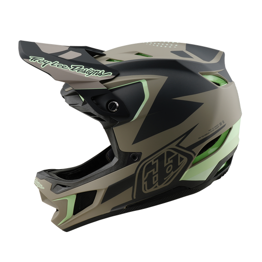 MTB-Helm TROY LEE DESIGNS D4 COMPOSITE MIPS Braun/Schwarz/Gelb