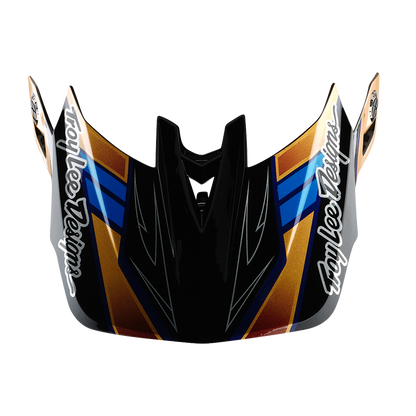 MTB-Helm TROY LEE DESIGNS D4 COMPOSITE MIPS ROYALTY Schwarz/Gold
