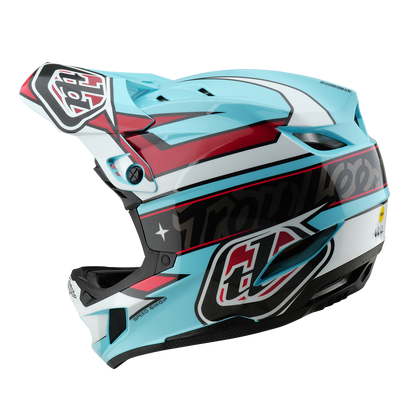 MTB-Helm TROY LEE DESIGNS D4 POLYACRYLITE MIPS LINEAR Blau
