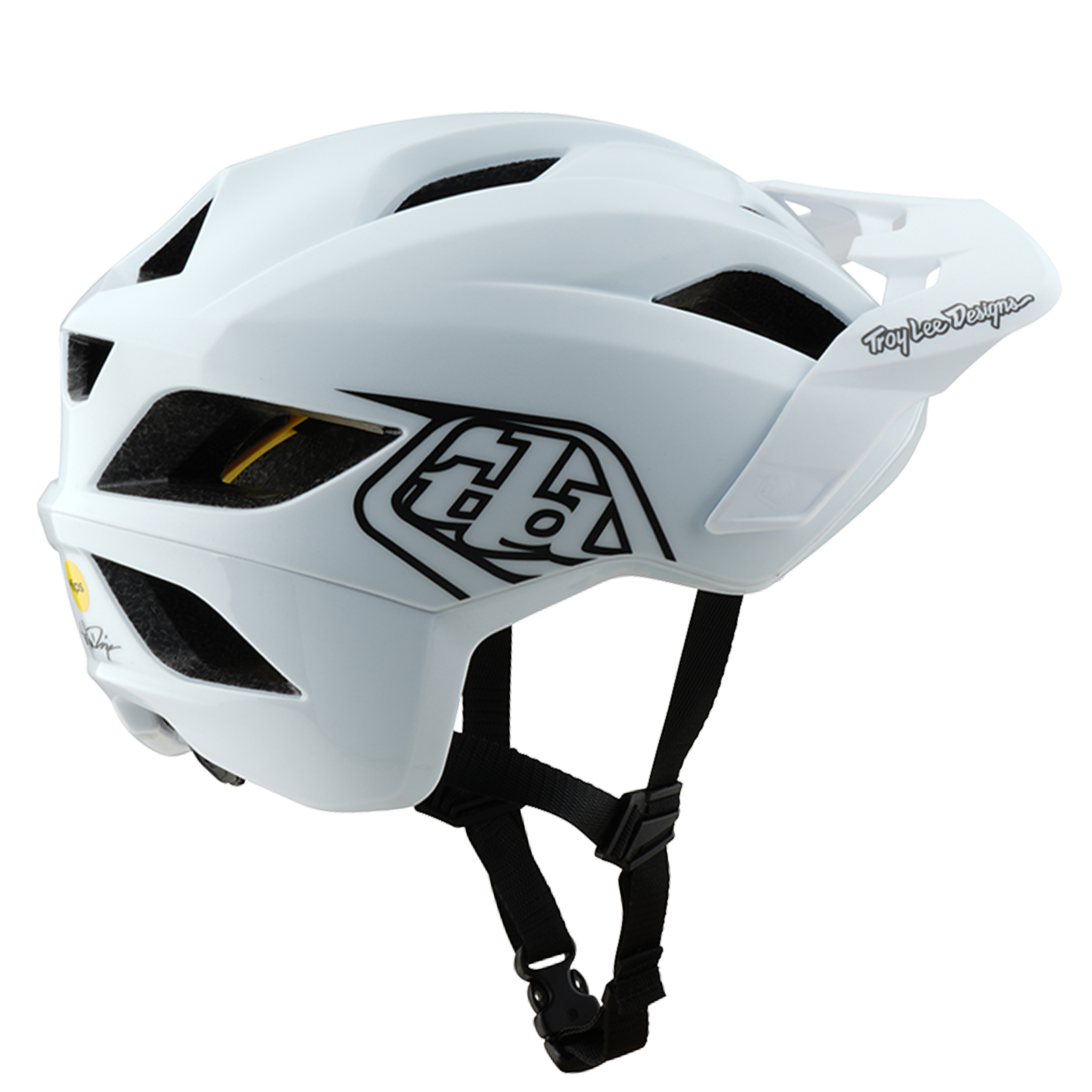 troy lee helm mtb MTB-Helm TROY LEE DESIGNS FLOWLINE POINT MIPS Weiß – Probikeshop