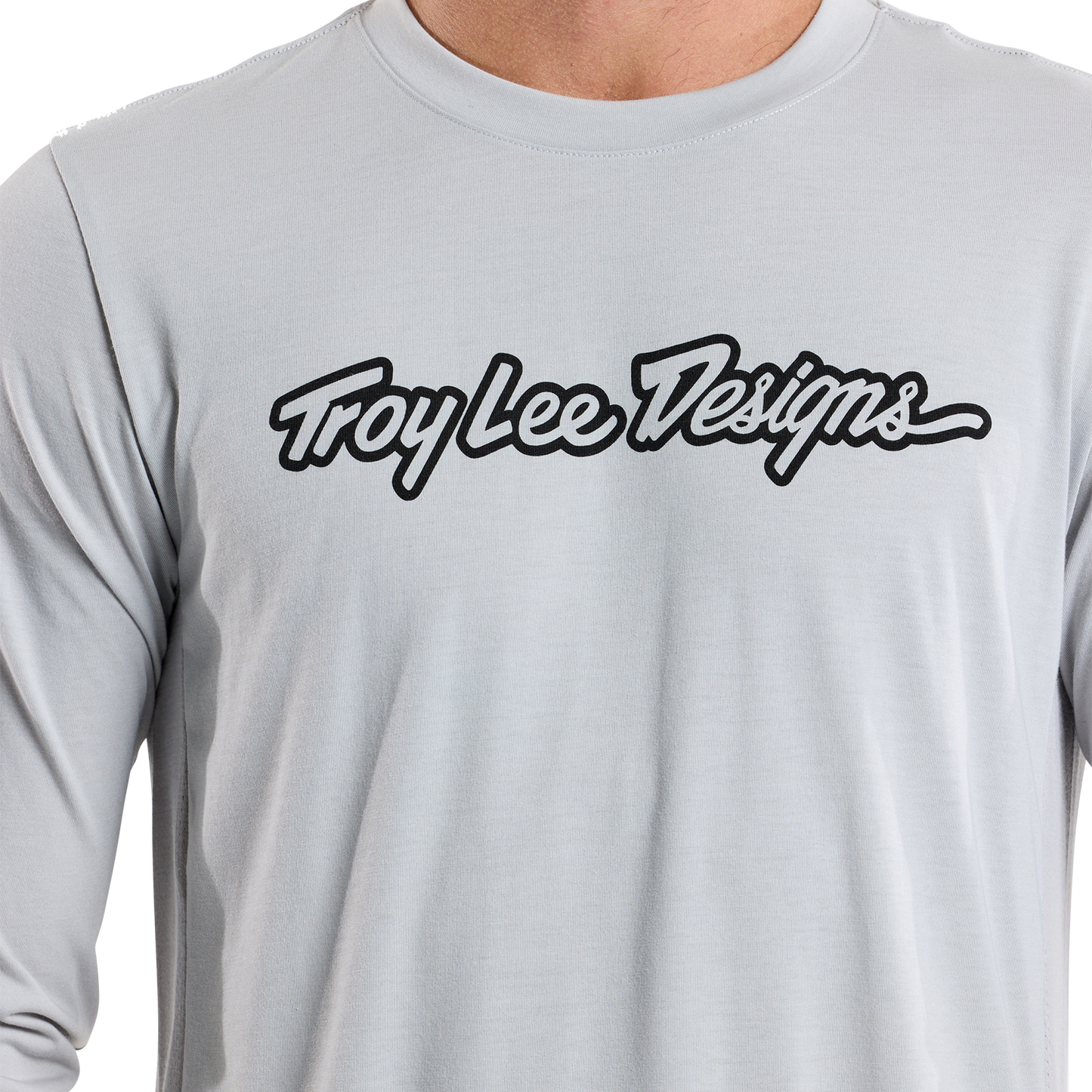TROY LEE DESIGNS SKYLINE RIDE TEE SIGNATURE Langarmtrikot Grau 2025