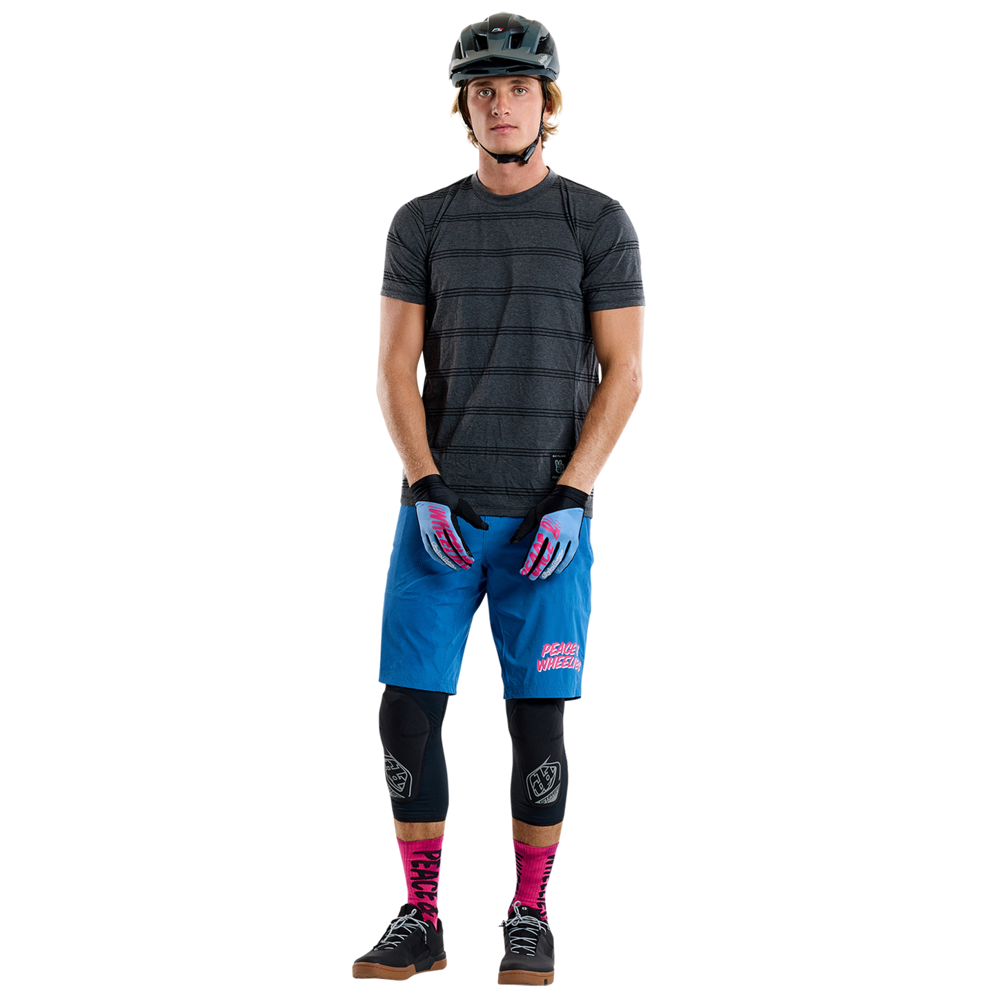 TROY LEE DESIGNS SKYLINE RIDE TEE WASH OUT Trikot Kurzarm Grau 2025