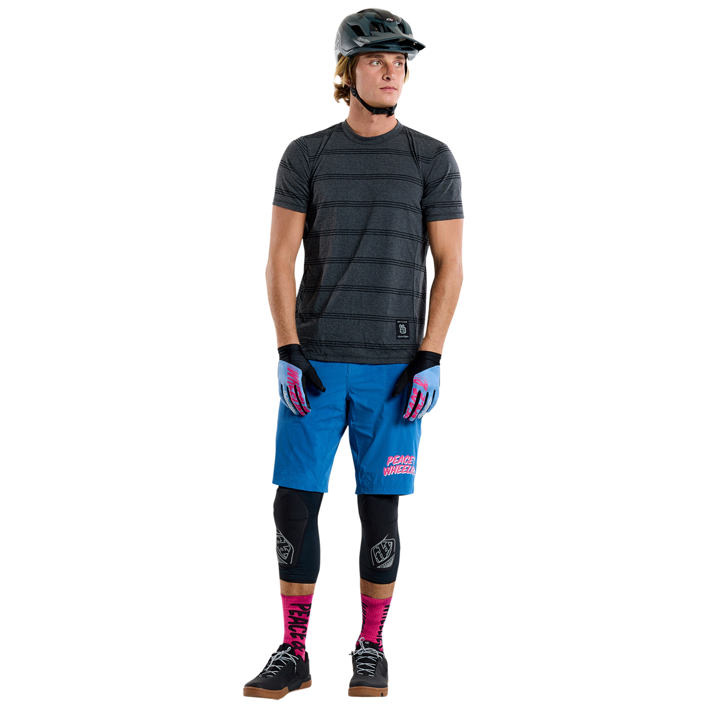 TROY LEE DESIGNS SKYLINE RIDE TEE WASH OUT Trikot Kurzarm Grau 2025