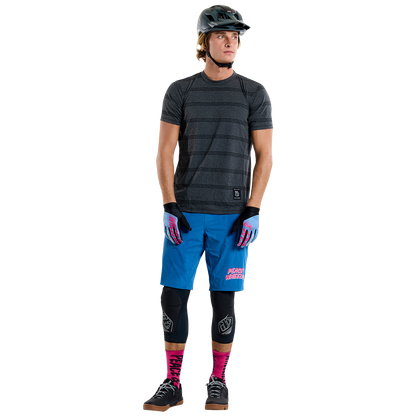 Trikot TROY LEE DESIGNS SKYLINE RIDE TEE WASH OUT Kurzarm Grau