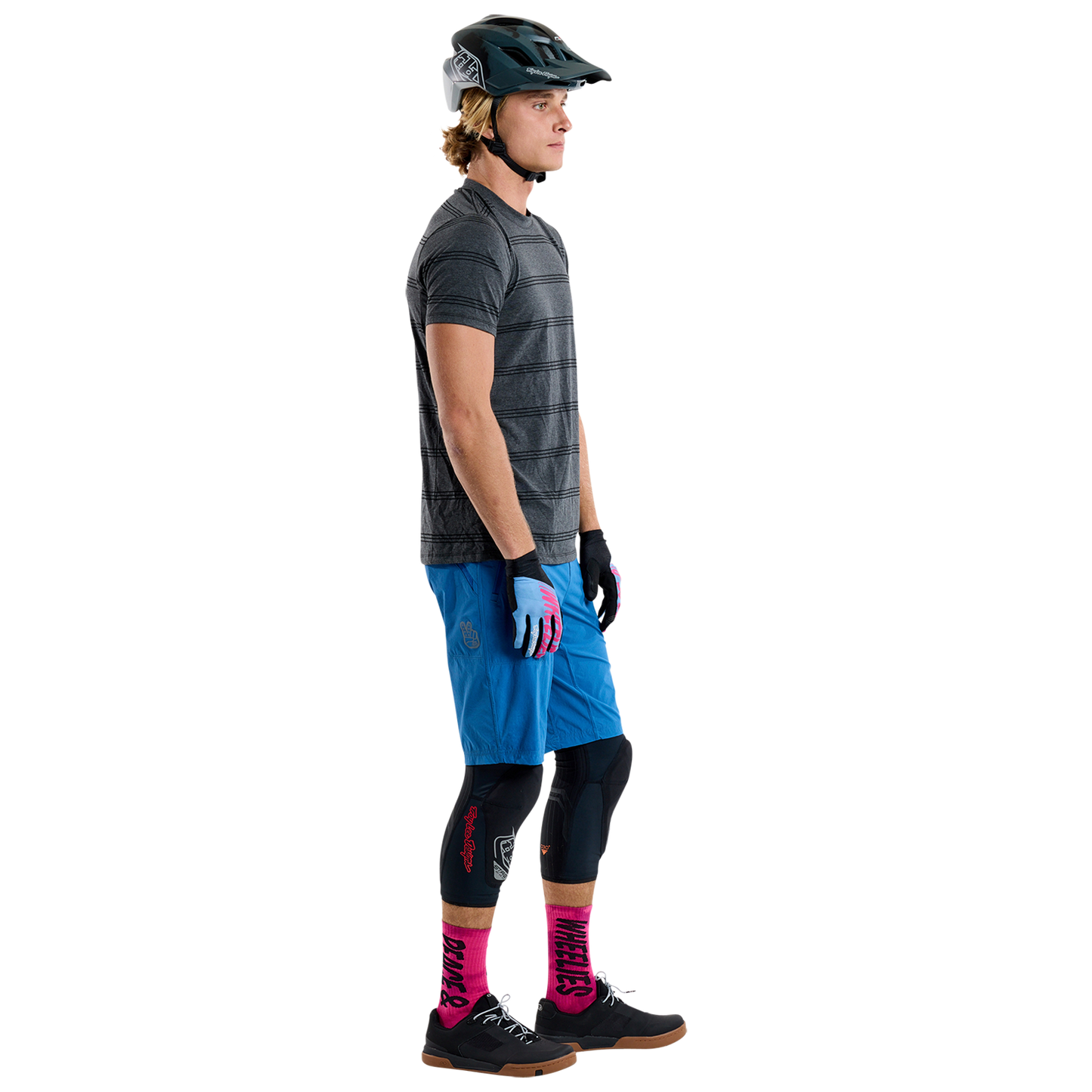 TROY LEE DESIGNS SKYLINE RIDE TEE WASH OUT Trikot Kurzarm Grau 2025