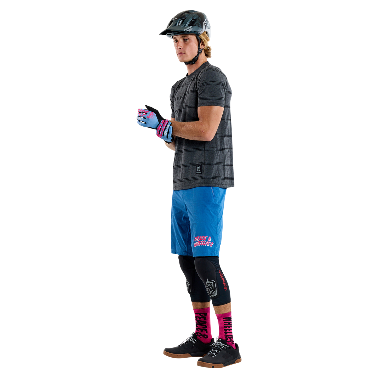 TROY LEE DESIGNS SKYLINE RIDE TEE WASH OUT Trikot Kurzarm Grau 2025