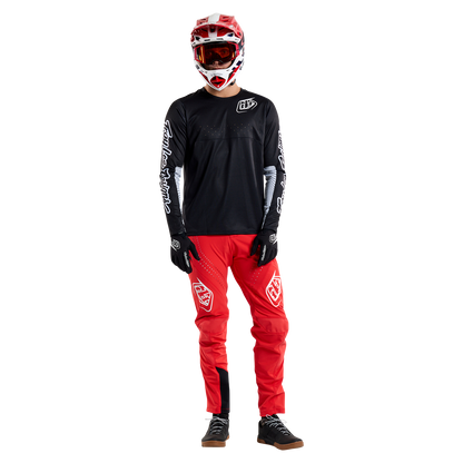 Trikot TROY LEE DESIGNS SPRINT Langarm Schwarz