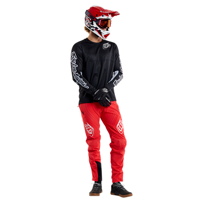 Trikot TROY LEE DESIGNS SPRINT Langarm Schwarz