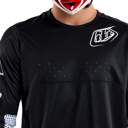Trikot TROY LEE DESIGNS SPRINT Langarm Schwarz