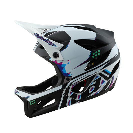 MTB-Helm TROY LEE DESIGNS STAGE MIPS Schwarz/Weiß