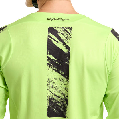 Trikot TROY LEE DESIGNS SKYLINE CHILL ROCKSLIDE Lange Ärmel Gelb
