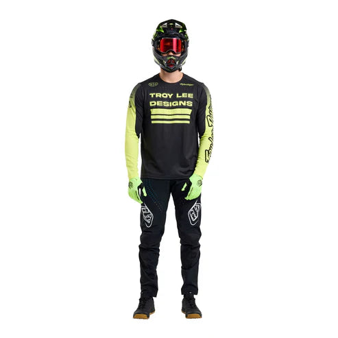 TROY LEE DESIGNS SPRINT Langarmtrikot Schwarz/Gelb