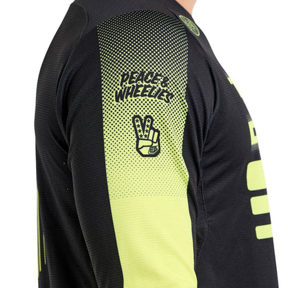 Trikot TROY LEE DESIGNS SPRINT Langarm Schwarz/Gelb