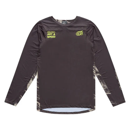 Trikot TROY LEE DESIGNS SKYLINE Lange Ärmel Grau/Schwarz