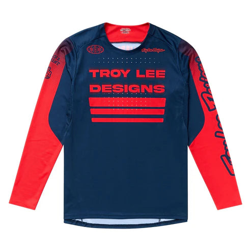 TROY LEE DESIGNS SPRINT Langarm Trikot Blau/Rot