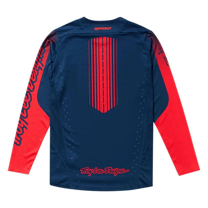 Trikot TROY LEE DESIGNS SPRINT Lange Ärmel Blau/Rot